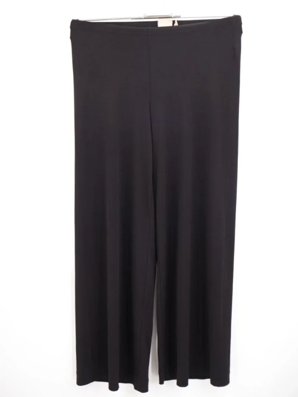 Vivienne Tam Wide Leg Pants Size XS Black Stretch Pull On Style Palazzo Size XS